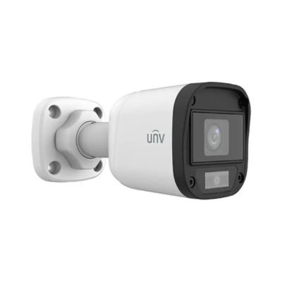 UNV UAC-B115-F40-W 5MP Color Hunter bullet camera with 1080P video, IR night vision up to 20m, and IP67 weatherproof rating.