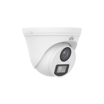 UNV UAC-T115-F28-W 5MP Color Hunter dome camera with 1080P video, IR night vision up to 20m, and IP67 weatherproof housing.