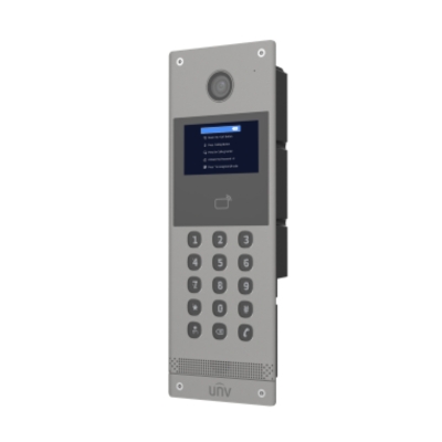 UNIVIEW 2MP apartment door station for secure visitor access and communication
