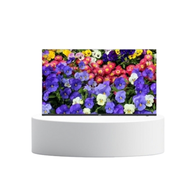 43″ UNIVIEW LED monitor featuring 4K resolution, FHD clarity, and integrated audio for immersive viewing experience.