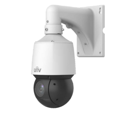 UNV 2MP PTZ Security Camera designed for wide-area monitoring, offering 16X zoom lens, Smart IR 100m range, precise pan-tilt-zoom movement, and clear 1080P imaging.
