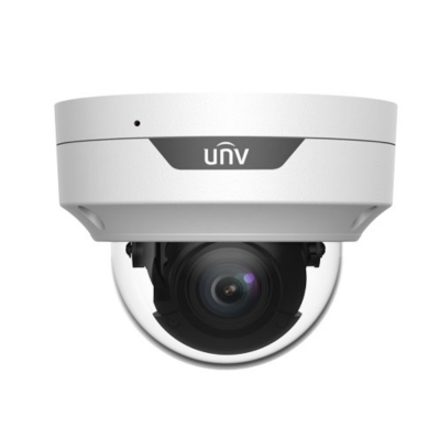 UNV 2MP Dome Security Camera offering Smart IR 40m range, integrated mic, SD storage, IK10 vandal-proof casing, and IP67-rated outdoor durability.