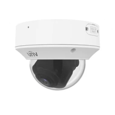 UNV 4MP Dome Security Camera designed for intelligent surveillance, offering people counting analytics, varifocal lens, Smart IR 50m range, IK10 impact resistance, and IP67 rating.