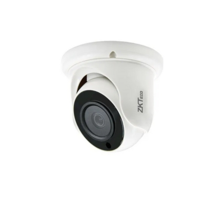 ZKTeco ES-32B11J Full HD 1080P dome CCTV camera designed for home and office security with infrared LEDs for low-light monitoring.