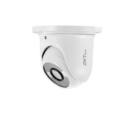 ZKTeco ES-32E11C-C 2MP AHD dome security camera with 1080P full-color imaging and built-in white LED lights for enhanced daytime and night detail.