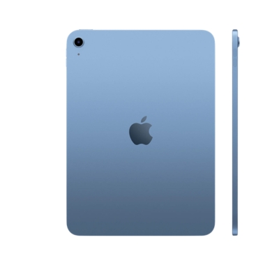 Apple iPad 11-inch Wi-Fi model in Blue featuring 256GB storage and powered by the A16 chip for smooth performance and multitasking.