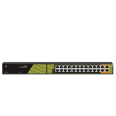 GNT-RP1420G6 16+2+2 port Gigabit PoE switch with 300W total power and 1000Mbps speed for high-performance networking.