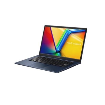 ASUS VivoBook 14 X1404VA laptop featuring 14th Gen Intel Core i5-120U processor, 8GB RAM, 256GB SSD storage, and a 14-inch Full HD display for smooth productivity and everyday use.