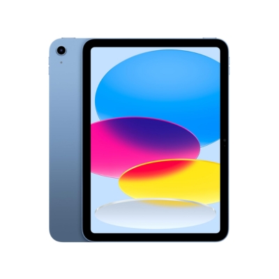 Apple Inc. iPad 11-inch Wi-Fi tablet in Blue finish featuring the A16 chip, 128GB internal storage, slim aluminum design, and vibrant 11-inch display, model MD4A4ZP/A.