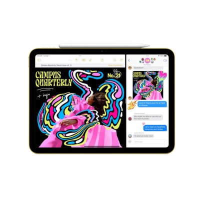 Apple iPad 11-inch with Wi-Fi connectivity, 128GB storage capacity, powerful A16 processor, sleek Silver aluminum body, and edge-to-edge 11-inch display.
