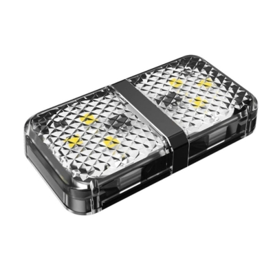 Baseus CRFZD-01 LED door open warning lights in a 2-piece pack designed to flash when the car door opens for added safety at night.