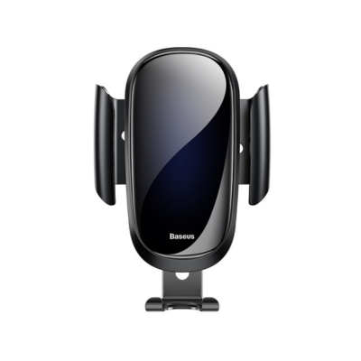 Baseus Future Gravity Car Mount (SUYL-WL01) in black, gravity-based phone holder for secure and adjustable smartphone mounting in vehicles.