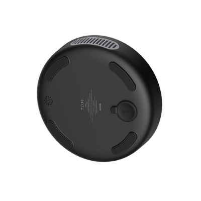 Baseus Freshing Breath Car Air Purifier in black featuring a compact design that helps remove odors and improve air quality inside the vehicle.