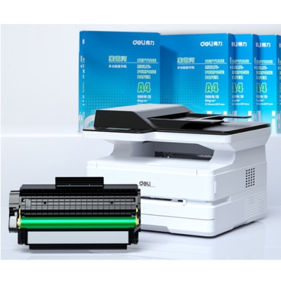DELI T1-EA1 Laser Printer Toner Cartridge delivers up to 3500 pages of high-quality, sharp, and consistent prints for office and home use.