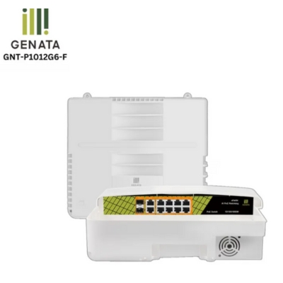 Genata 8+2+2 Port Gigabit Waterproof PoE Switch