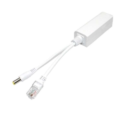 Genata PoE Splitter GNT-69P02 designed to split power and data from a PoE-enabled Ethernet connection.