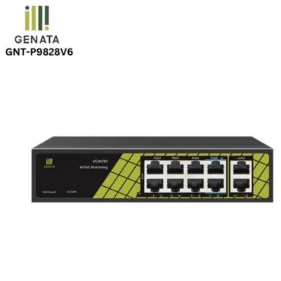Genata 8+2 Port PoE Switch 