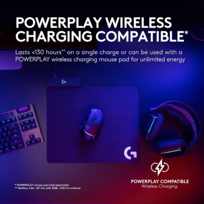 The Logitech G502 X is a high-performance gaming mouse featuring HERO 25K sensor, customizable RGB lighting, programmable buttons, and adjustable DPI for precise gameplay.