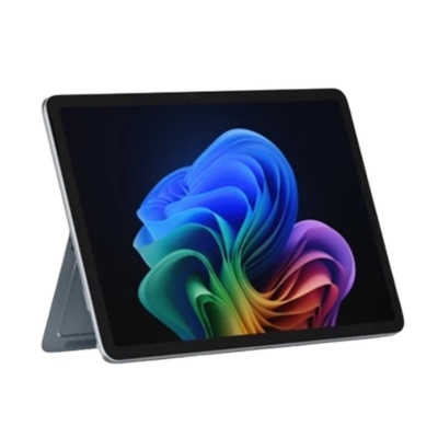 Microsoft Surface Pro 12 Keyboard with Slim Pen detachable keyboard in Slate color bundled with a black Slim Pen for precise writing and drawing.