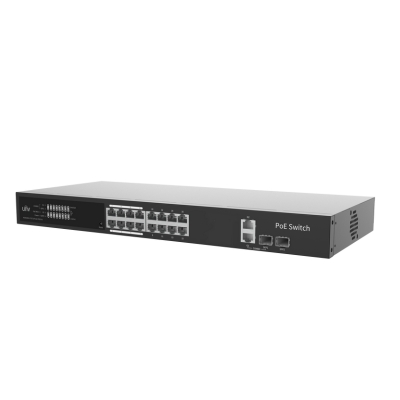 UNIVIEW 16+1+1+1 Port Cloud Managed Gigabit PoE Switch NSW3000-17GT1GP1GC-POE-IN designed for high-performance network and CCTV connectivity.