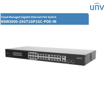 UNIVIEW 24+1+1+1 Port Gigabit Cloud Managed Aggregation Switch