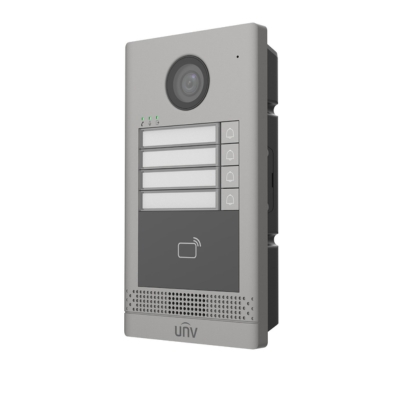 UNIVIEW OEU-202S-HMK4 outdoor video intercom unit with four call buttons