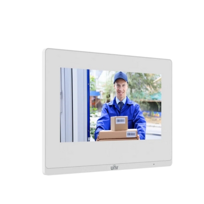 UNIVIEW Indoor Unit for Video Intercom OEI-372S-H-W designed for secure indoor communication and video monitoring.