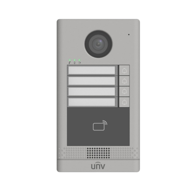 UNIVIEW 4 Call Button Outdoor Unit for Video Intercom