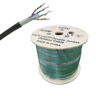 UNV Outdoor Pure Copper Double Jacket CAT6 Cable 