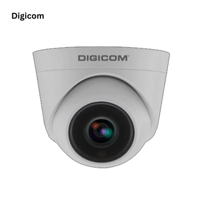 Digicom DG-AD1212A 2MP AHD dome CCTV camera with 3.6mm lens for reliable home and office surveillance.