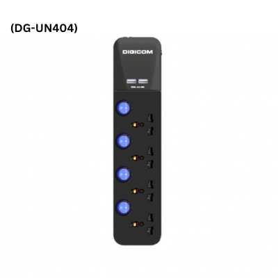 Digicom DG-UN404 4-port NVR for recording and managing multiple IP CCTV cameras in homes or offices