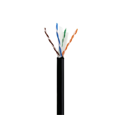 Digicom DG-CAT64PEUTP outdoor CAT6 4-pair solid copper cable, 305 meters long, designed for reliable high-speed Ethernet networking in outdoor environments.