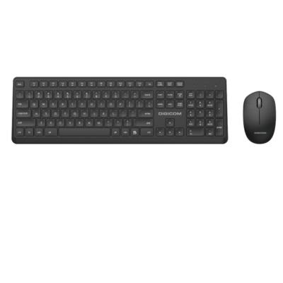 Digicom Wireless Keyboard & Mouse Combo (DG-K80) featuring a full-size keyboard and wireless mouse for comfortable everyday computer use.