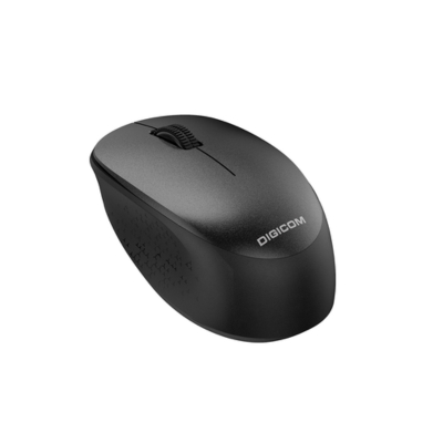 Digicom 2.4G wireless silent mouse (DG-U34N) designed for comfortable use with low-noise clicks and reliable USB receiver connection.