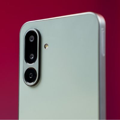 Samsung Galaxy M36 5G 8+128GB mobile phone featuring high-speed 5G connectivity and included 25W fast charging adapter.