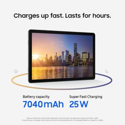 Samsung Galaxy Tab A11+ 5G featuring 8GB RAM and 256GB internal storage, model X236, with 5G connectivity for fast browsing, streaming, and multitasking.