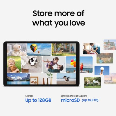 Samsung Galaxy Tab A11 featuring 8GB RAM and 128GB internal storage, model X135, designed for smooth multitasking and enhanced performance.