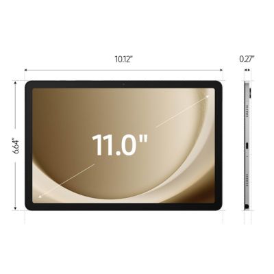 Samsung Galaxy Tab A9+ Wi‑Fi featuring 4GB RAM and 64GB internal storage, model X210B, with Wi-Fi connectivity for seamless browsing and streaming.